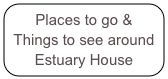 Places to go & Things to see around Estuary House